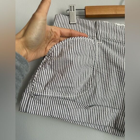 Joe's Women's Stripped Shorts  - Picture 2 of 9